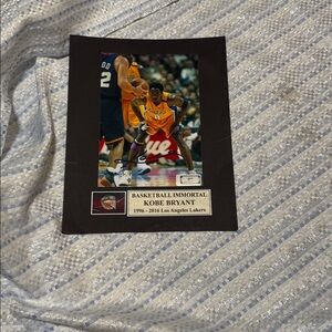 Kobe Bryant Los Angeles Lakers signed photo
